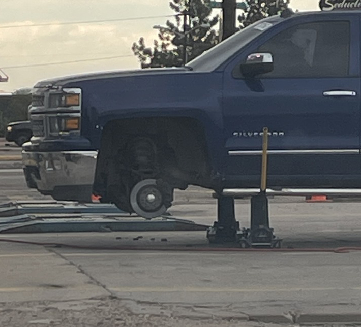Failure to use jack stands