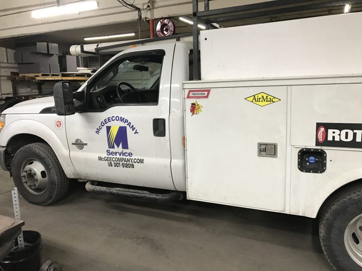 McGee Service truck