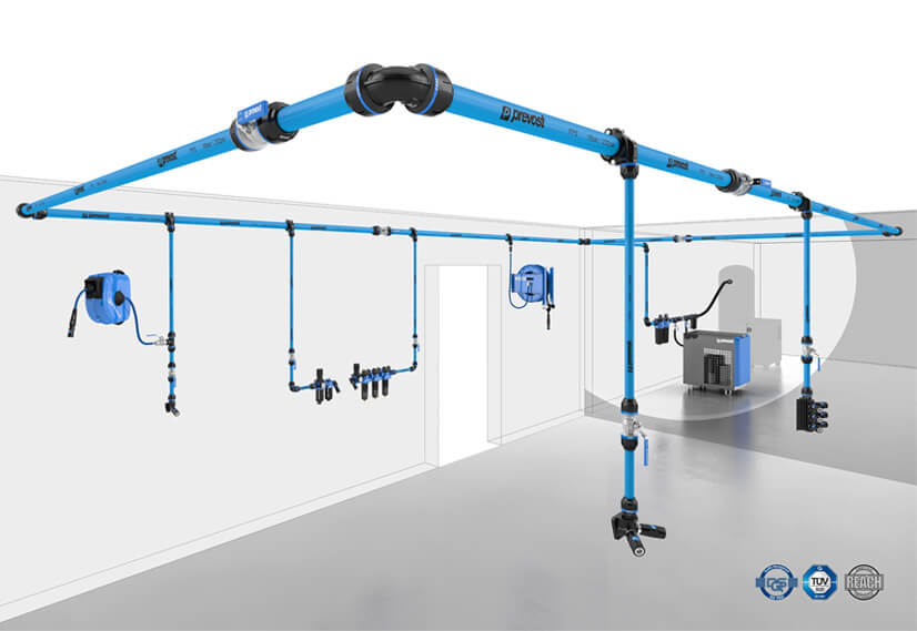 PRevost Aluminum Piping