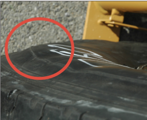 Sidewall ripple of tire