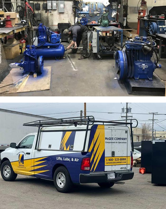 McGee Compressed Air Repair Truck
