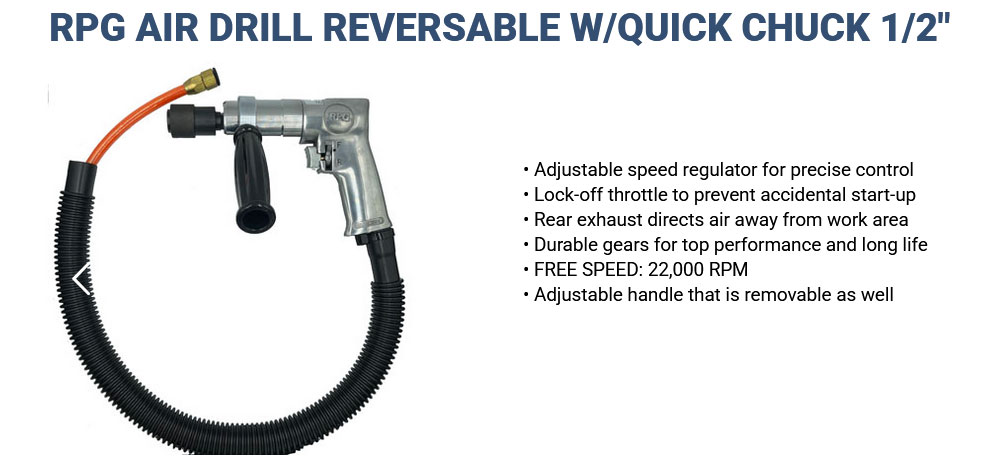RPG 1/2 inch drive super duty air impact wrench